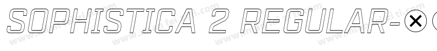 Sophistica 2 Regular字体转换